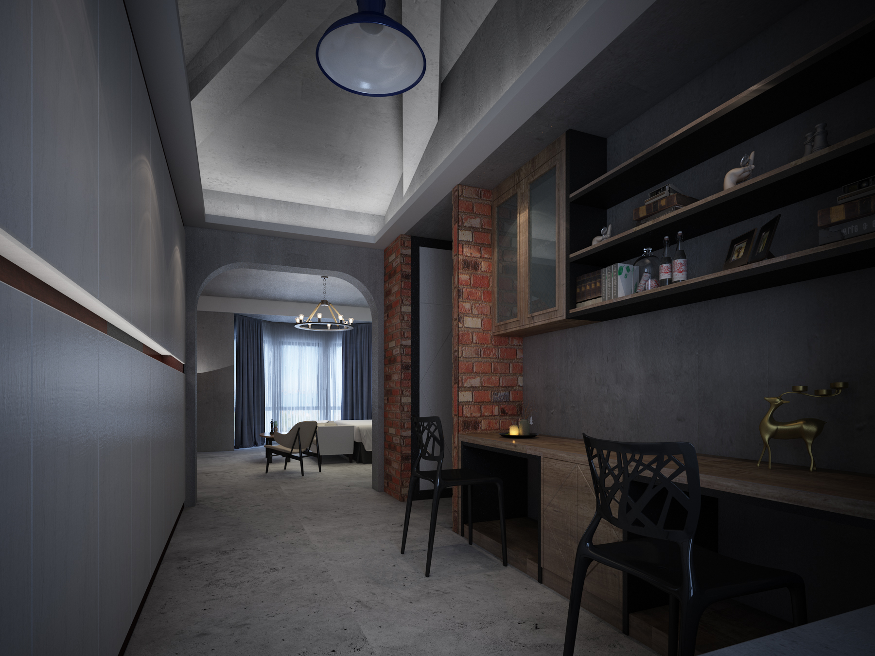 襄阳思新设计--A27工业风别墅