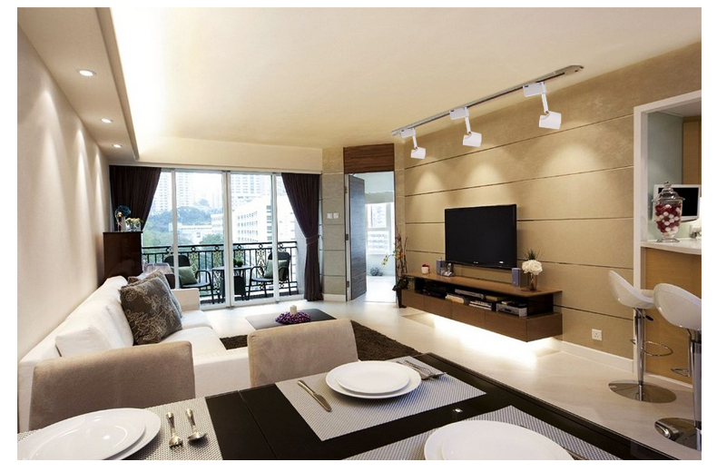 新房子筒灯射灯怎么装,房顶怎么安装轨道射灯