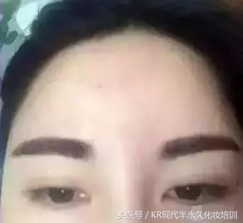 韩式半永久纹眉有多丑,韩式半永久眉毛步骤图解