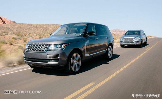 添越vs揽胜大小,添越实车对比揽胜