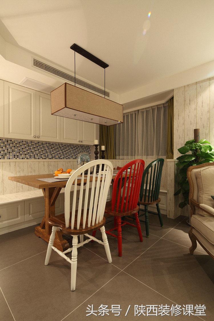 140平米简美混搭装修效果图,130平中西混搭装修