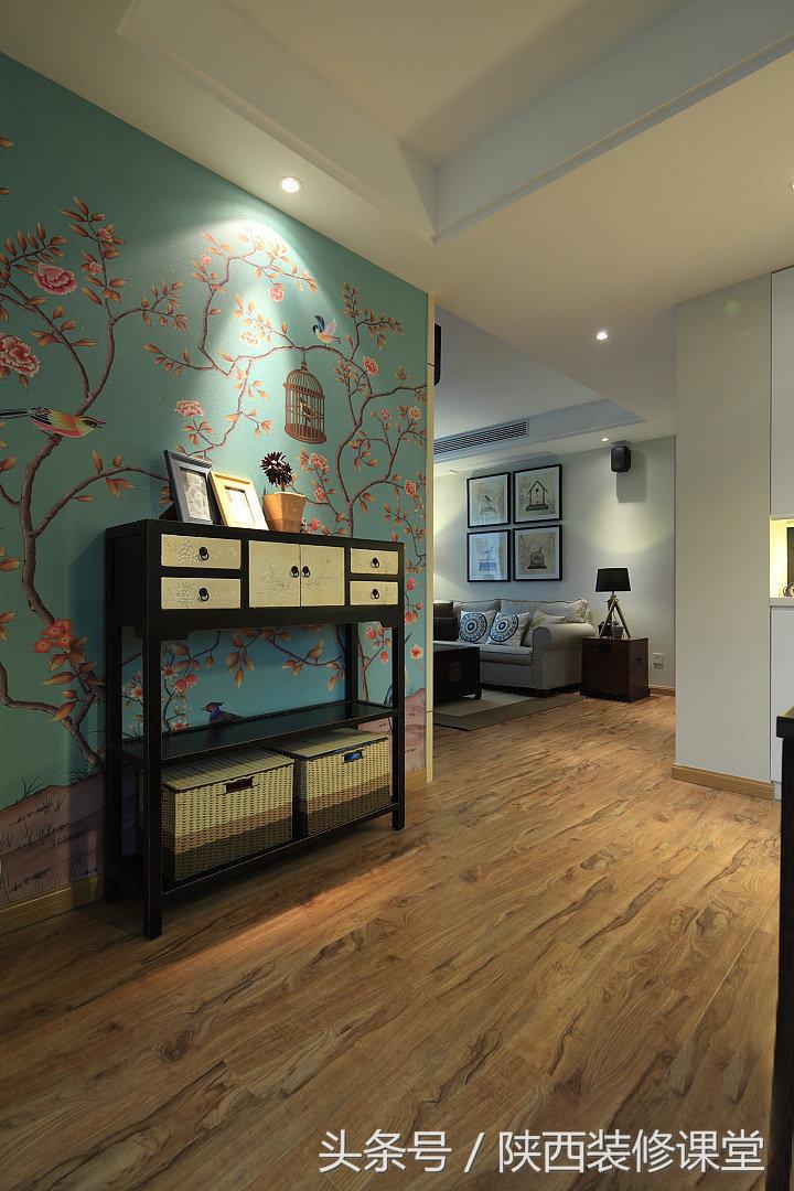 140平米简美混搭装修效果图,130平中西混搭装修