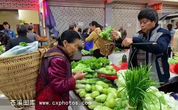 东溪古镇街景,苍溪县古镇全景图