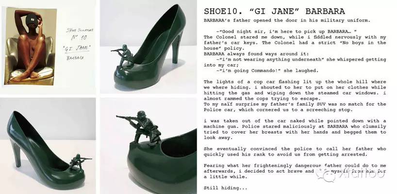 给前女友设计高跟鞋,丈夫为妻子设计高跟鞋