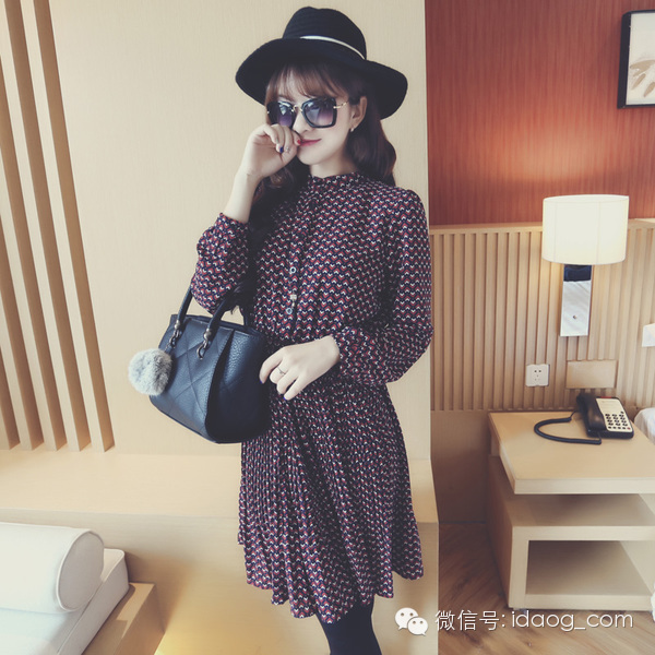 百变秋冬连衣裙减龄甜美风最受宠,最后一套减龄气质连衣裙