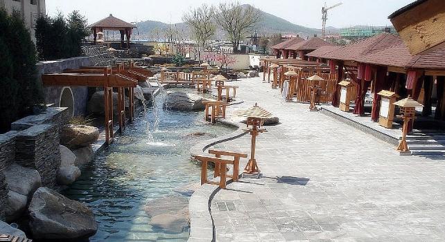 辽阳弓长岭水朝温泉,弓长岭水天一色温泉