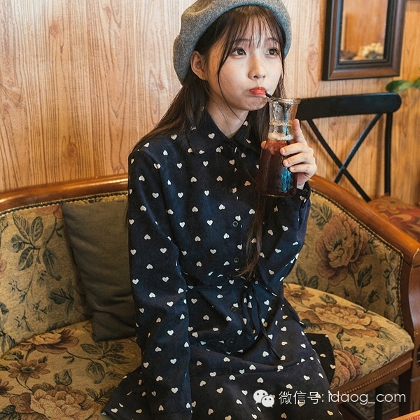 百变秋冬连衣裙减龄甜美风最受宠,最后一套减龄气质连衣裙