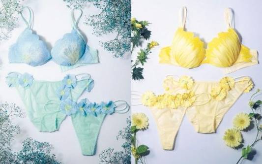 夏天卖断货的人鱼Bra,冬季推出了鲜花系列
