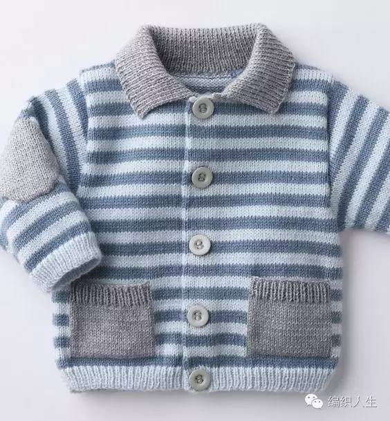 黑白条纹毛衣怎么编织,零线多色拼接毛衣图案