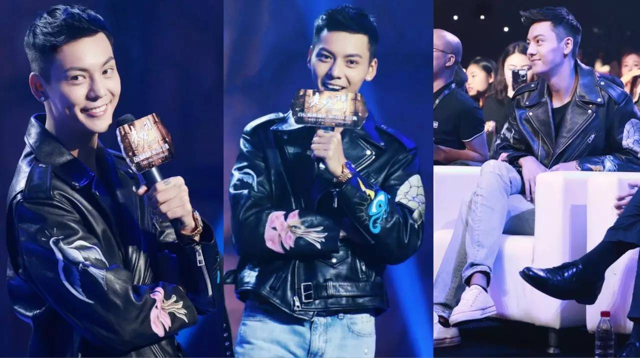 皮夹克祁同伟,赵丽颖穿红色皮夹克超酷