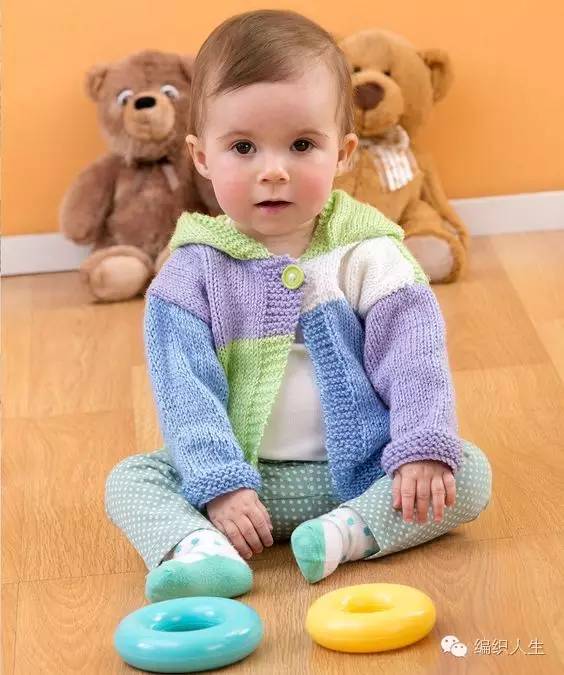 黑白条纹毛衣怎么编织,零线多色拼接毛衣图案