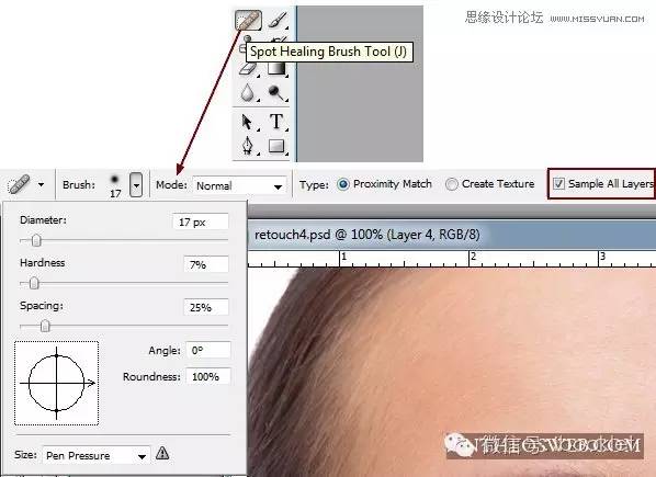 ps人像精修皮肤教程,ps修图人像皮肤褶皱