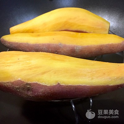 芝士焗红薯微波炉,芝士焗红薯球做法