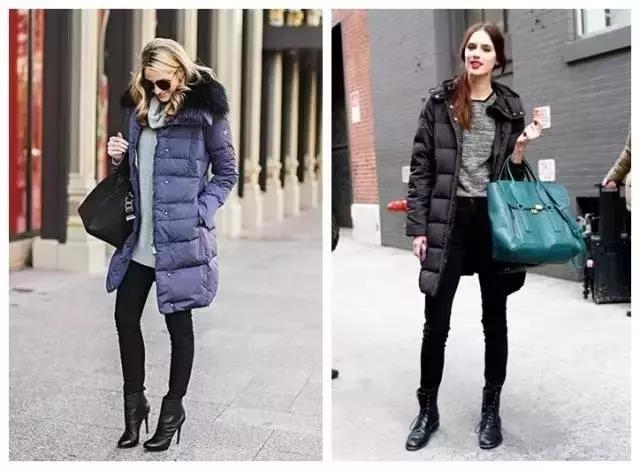 好冷啊！我只想躲进羽绒服里装成一个时髦的瘦子！