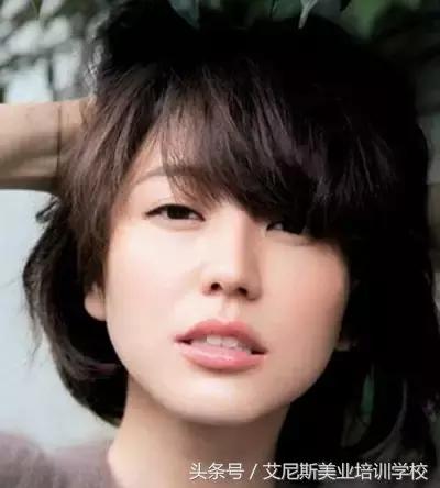 窄额头低发际线适合的发型女生,发际线高脸短女生发型设计