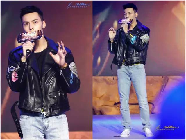 陈伟霆李易峰黑白配表演,李易峰陈伟霆出席活动西服