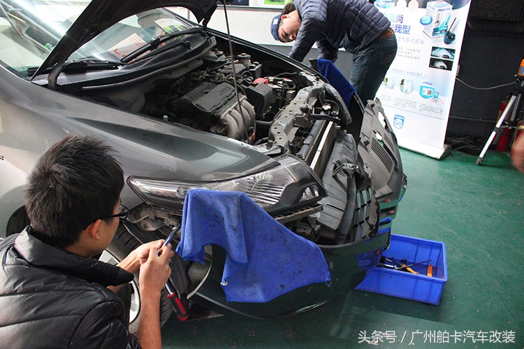 锋范卤素灯换led透镜多少钱,本田锋范led透镜灯安装教程