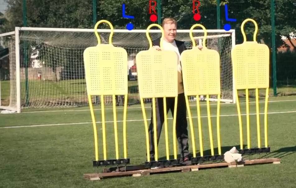 足球中场任意球的技巧,罗纳德科曼罚球技巧