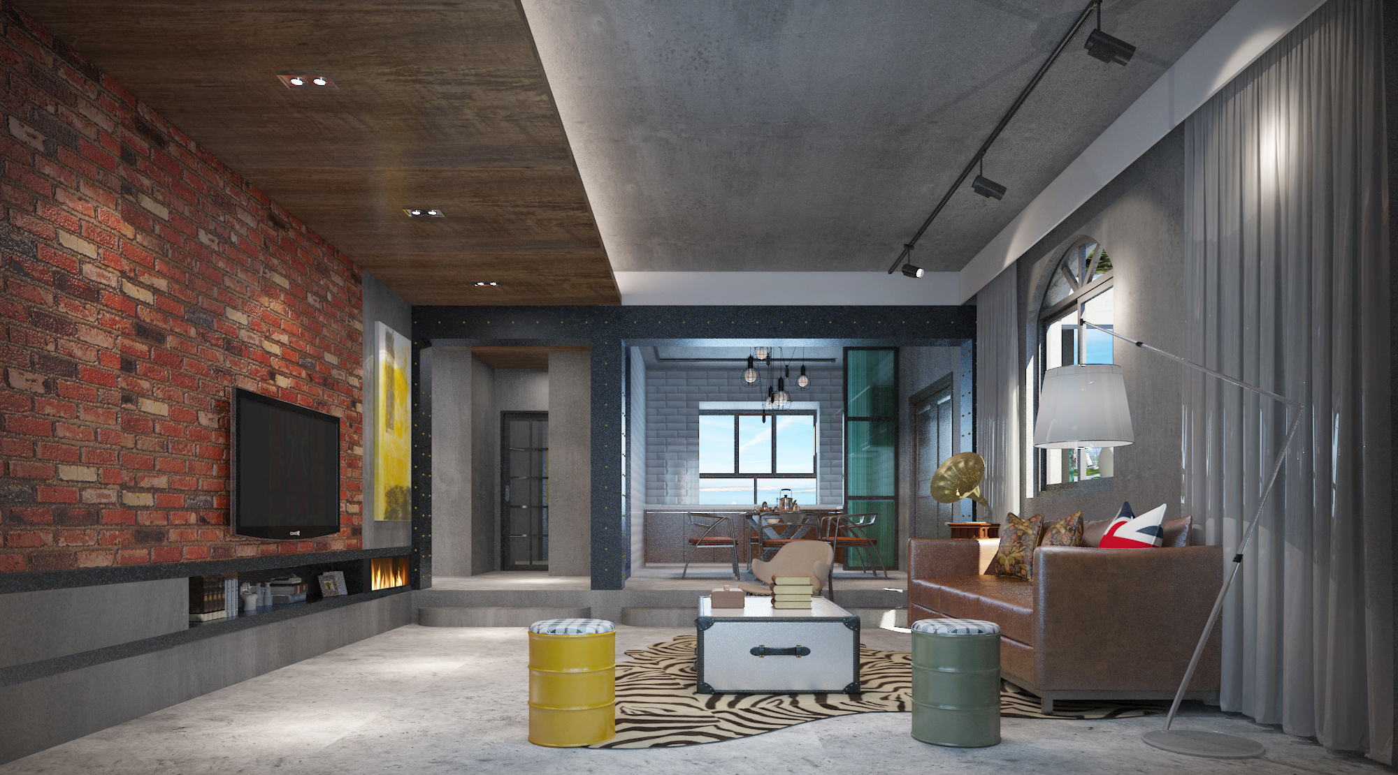 襄阳思新设计--A27工业风别墅