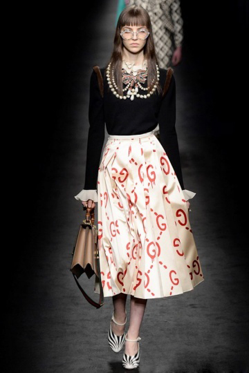 gucci古驰今年风格,古驰gucci2016春夏米兰时装周