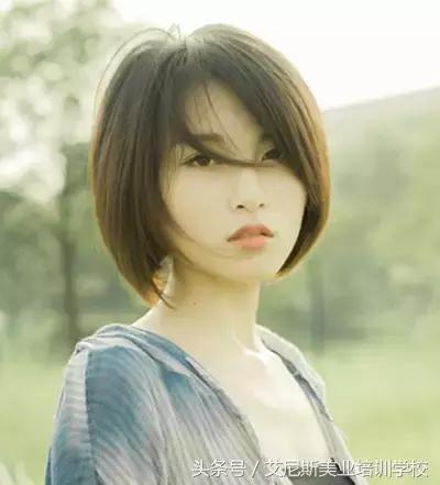 窄额头低发际线适合的发型女生,发际线高脸短女生发型设计