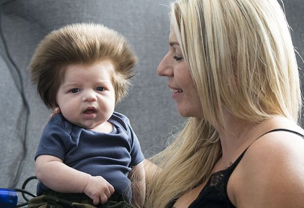 蒙奇奇宝宝动图,蒙奇奇的头发