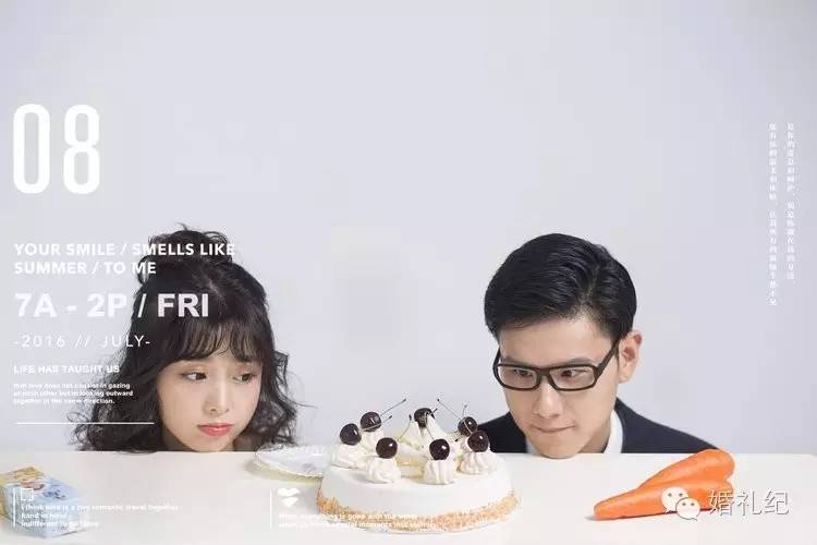 晒老公啦！老公发型对了婚纱照也能拍成韩剧海报哟