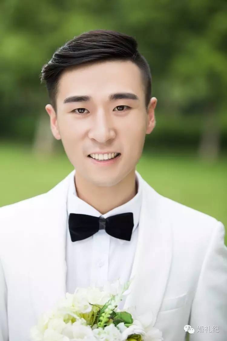 晒老公啦！老公发型对了婚纱照也能拍成韩剧海报哟