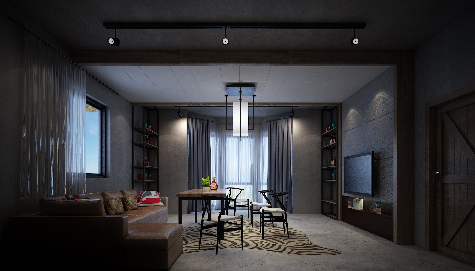 襄阳思新设计--A27工业风别墅