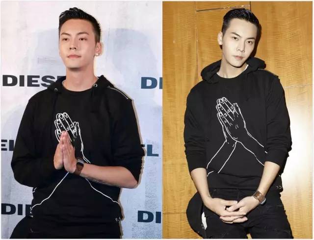 陈伟霆李易峰黑白配表演,李易峰陈伟霆出席活动西服