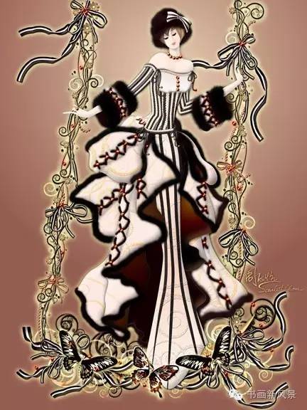 简单又好看的电脑绘画,精美的电脑绘画