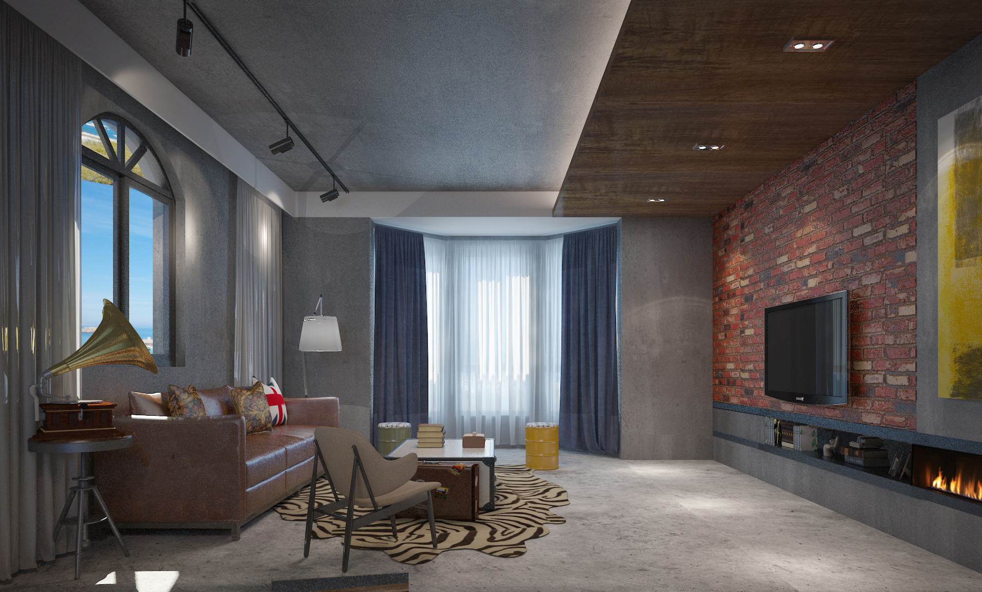 襄阳思新设计--A27工业风别墅