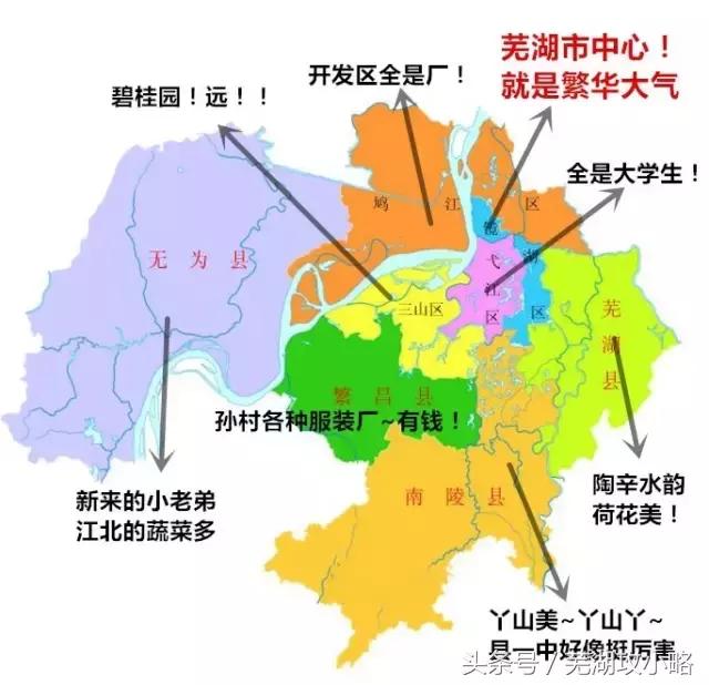 安徽芜湖最富的县,芜湖最发达的市区是在哪个区