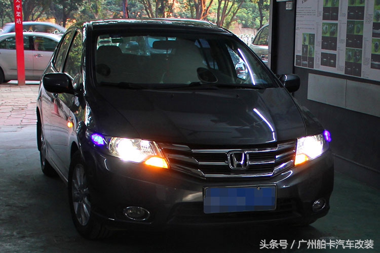 锋范卤素灯换led透镜多少钱,本田锋范led透镜灯安装教程