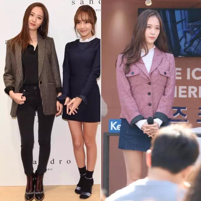 孔孝真同款棉袄,孔孝真穿搭灰色大衣