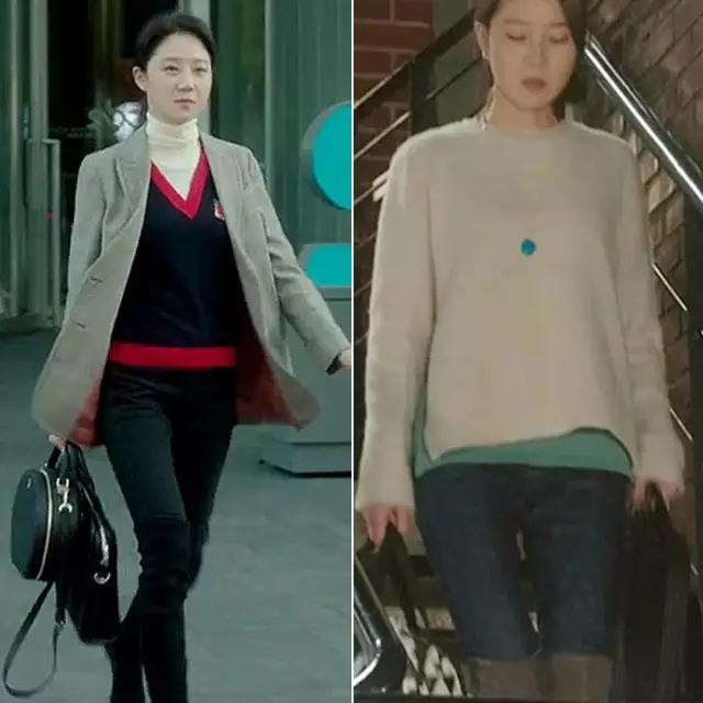 孔孝真同款棉袄,孔孝真穿搭灰色大衣