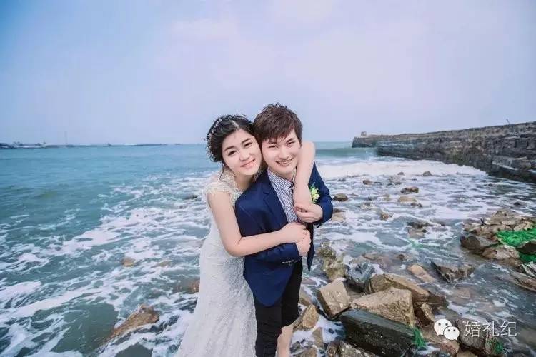 晒老公啦！老公发型对了婚纱照也能拍成韩剧海报哟