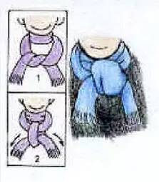 围巾这样系既有温度又有风度,冬天羊绒围巾的收纳方法