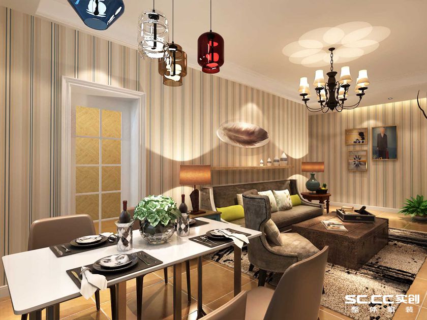 以舒适为向导，美式乡村风，中铁华胥美邦128㎡