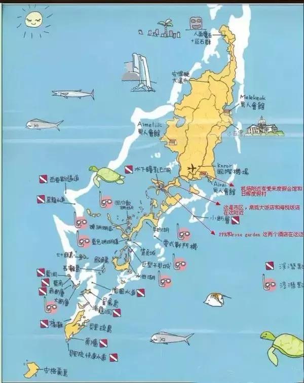 帕劳旅游吃住攻略,超强整理去帕劳不得不看的攻略