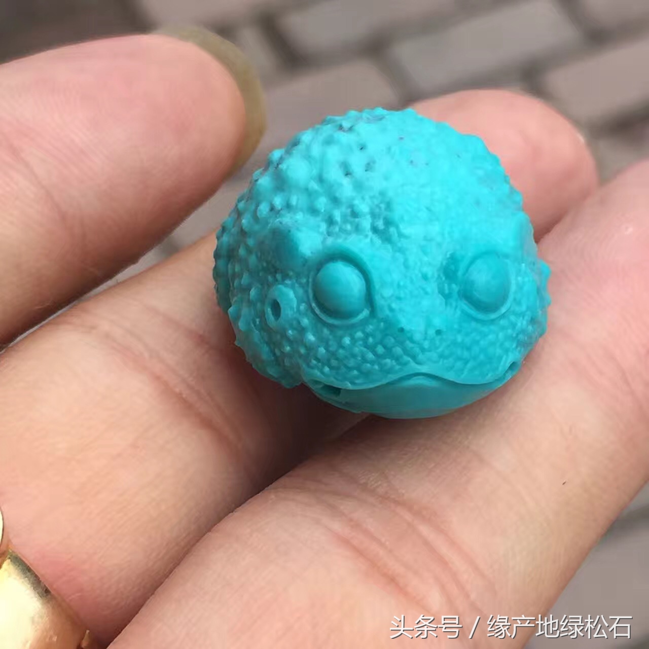 如何鉴别绿松石原矿的真假,吉尔森合成绿松石怎么鉴别