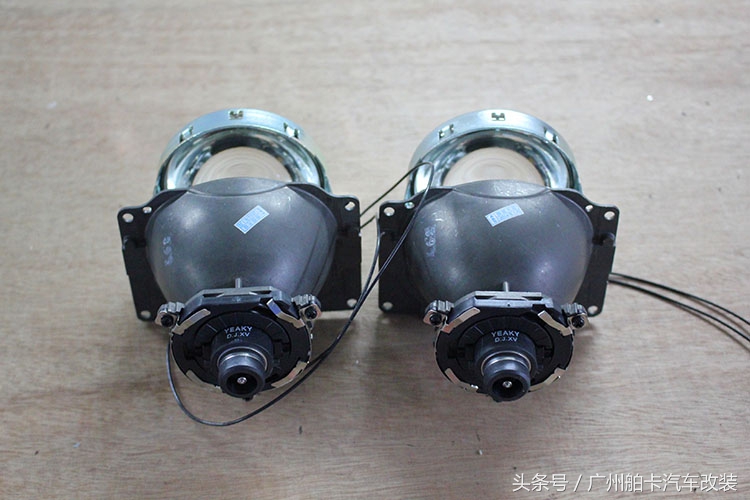 锋范卤素灯换led透镜多少钱,本田锋范led透镜灯安装教程