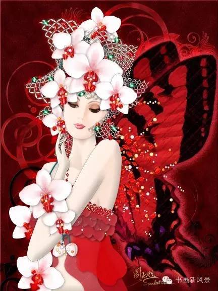 简单又好看的电脑绘画,精美的电脑绘画