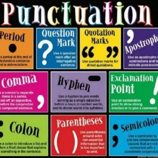 sat语法标点,sat中的标点符号