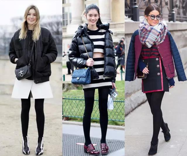 好冷啊！我只想躲进羽绒服里装成一个时髦的瘦子！