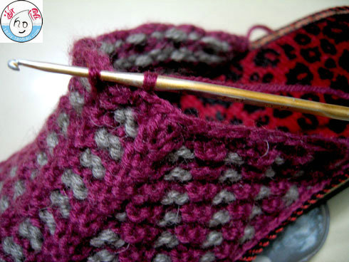 毛线拖鞋编织教程,毛线拖鞋编织教程钩针图案