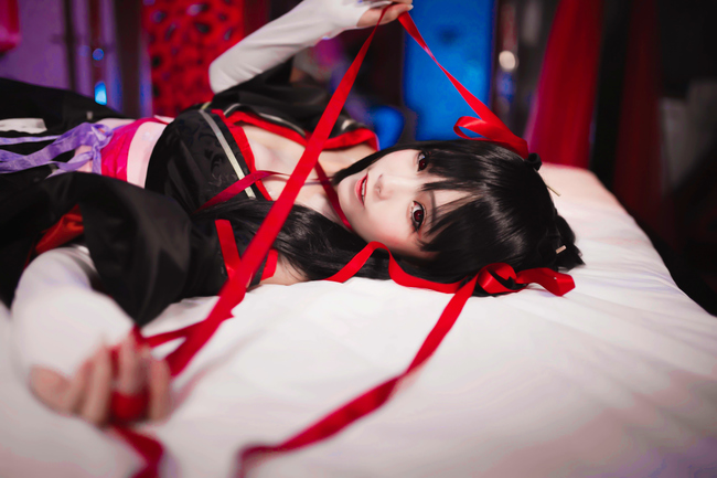 机巧少女cos图片,cos正片双人动作花怜