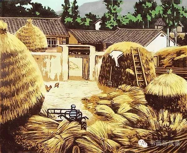 最美套色木刻版画,水印套色木刻的制作方法