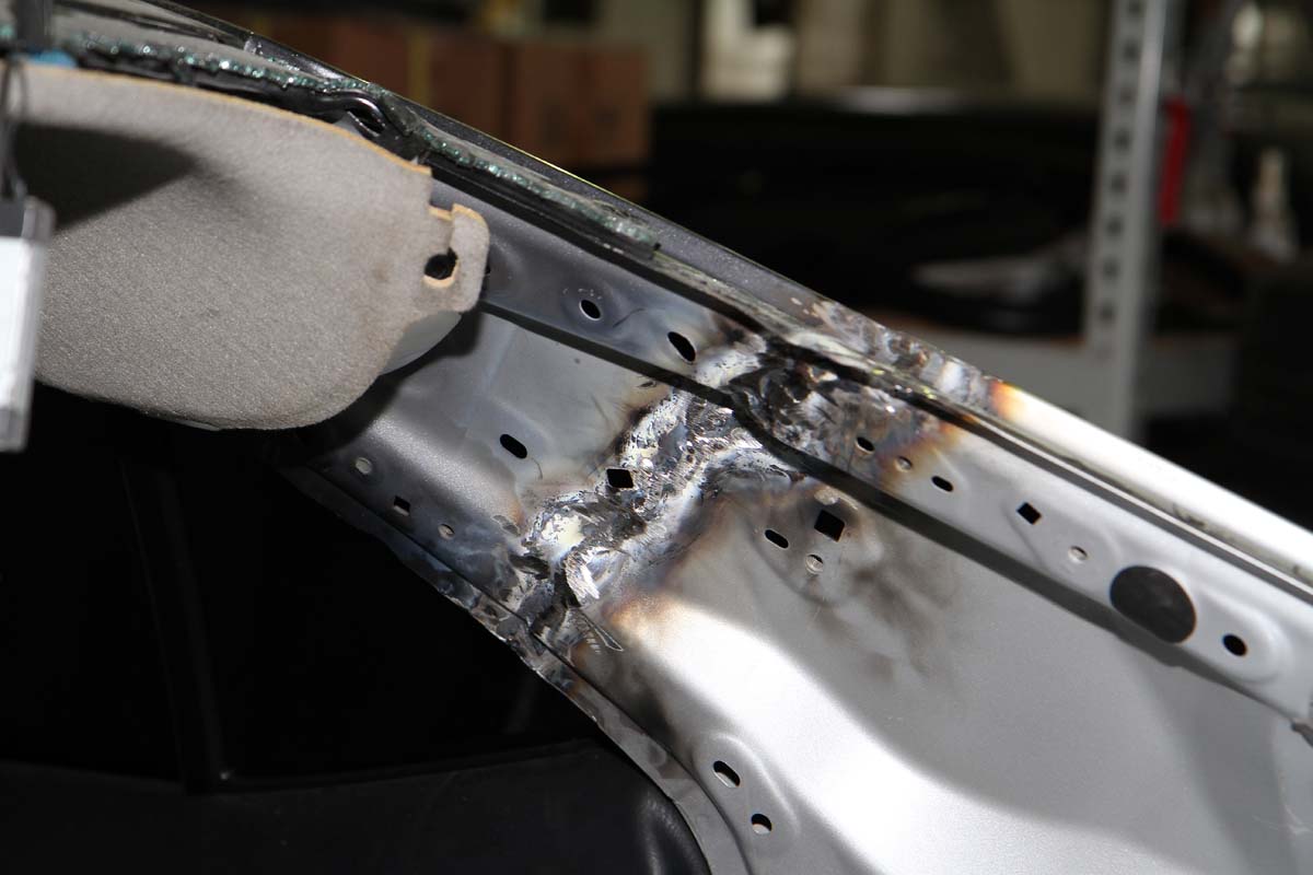 大事故拼接车维修视频,大撞车修复