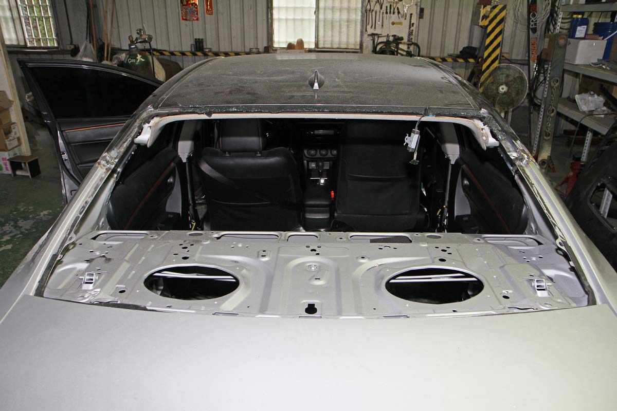 大事故拼接车维修视频,大撞车修复